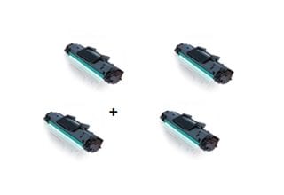 קנה 3 טונרים למדפסת samsung scx4521f, קבל טונר רביעי חינם