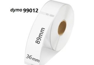 גליל מדבקות dymo 99012 תואם למדפסת dymo 450