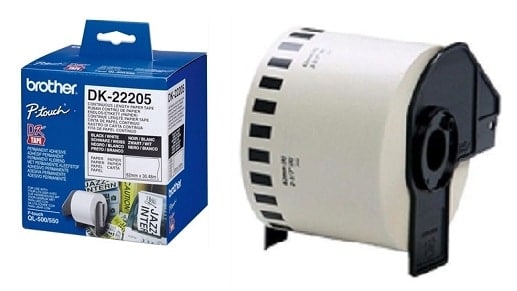מדבקות למדפסת brother DK-22205