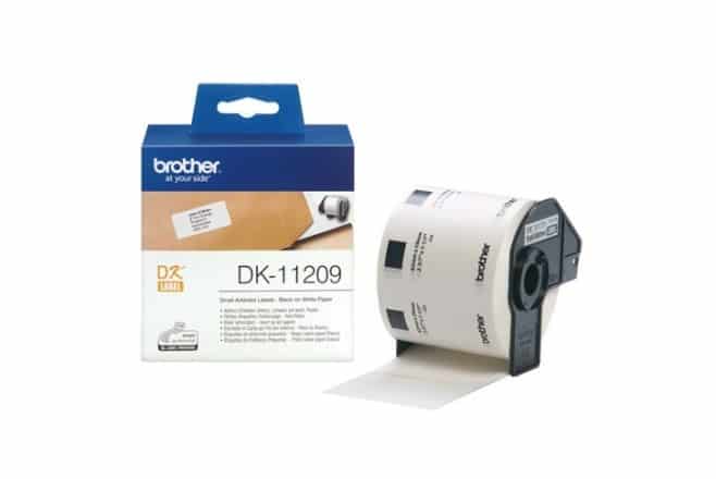 מדבקות למדפסת brother dk-11209