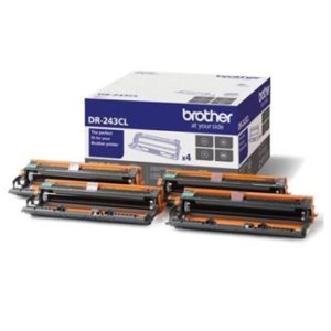 סט 4 דרמים מקוריים BROTHER DR243CL