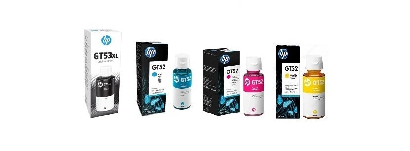 סט 4 מיכלי-דיו-מקורי-HP-GT52