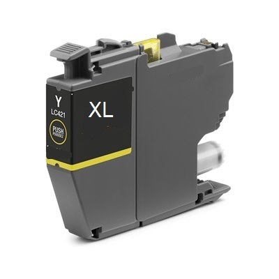 ראש דיו חליפי צהוב lc421XL