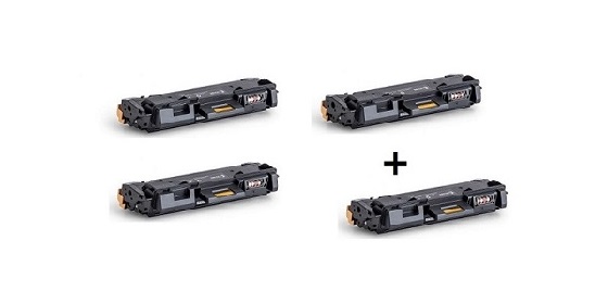קנה 3 טונרים חליפיים xerox 106r04348 וקבל טונר נוסף חינם