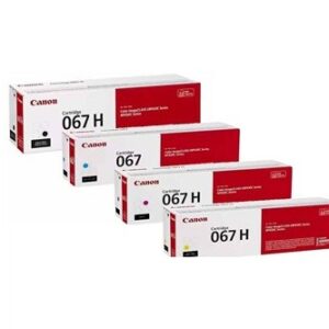 סט הכולל 4 טונרים מקוריים CANON 067H BK/C/Y/M