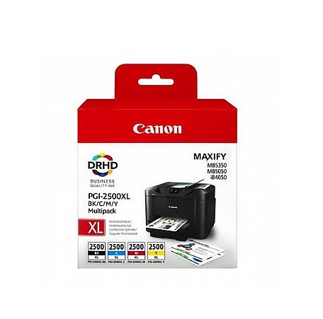 מארז 4 ראשי דיו מקוריים canon 2500xl